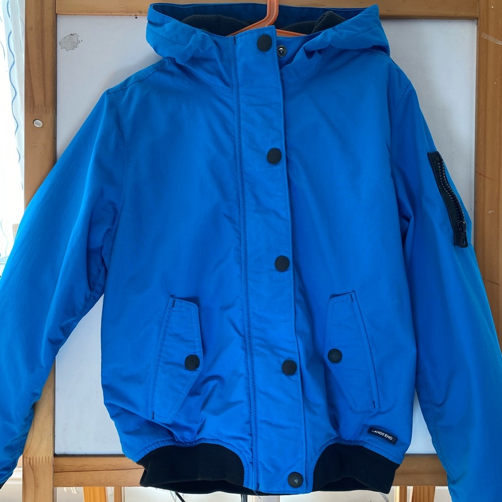 Landsend Girl Squall Jacket Size M, 10-12